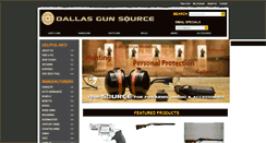 Desktop Screenshot of dallasgunsource.com